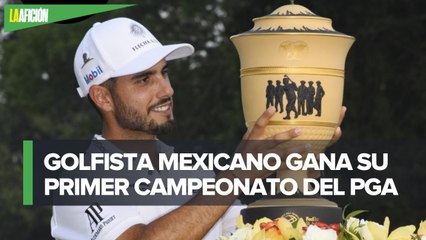 Abraham Ancer cumple "su sueño de niño": ganar un torneo de Golf en el PGA Tour