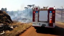 Incêndio em vegetação é registrado no Bairro Florais do Paraná, na Região Norte