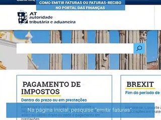 Como emitir faturas ou faturas-recibo