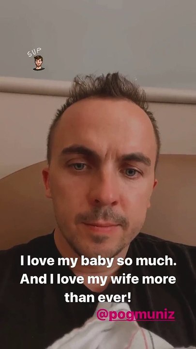 Frankie Muniz foi pai pela primeira vez
