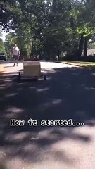 Adolescente da Georgia constrói montanha russa no quintal