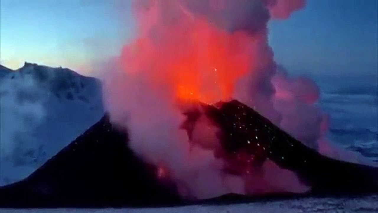 Vulcão Kamchatka Rússia