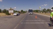 AFYONKARAHİSAR - Şehirler arası yolcu otobüsleri denetleniyor