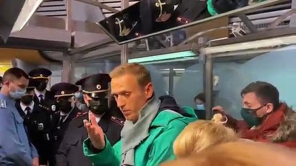 Navalny detido no regresso a Moscovo