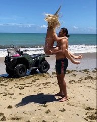 Hulk diverte-se com namorada e partilha vídeo romântico