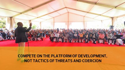 Compete on the platform of development, not tactics of threats and coercion