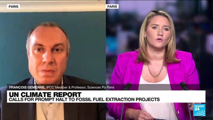 UN climate report "must sound a death knell" for fossil fuels