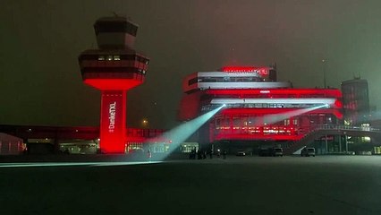 Despedida do aeroporto de Tegel Berlim