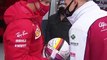 Sebastian Vettel, Mick Schumacher, capacete