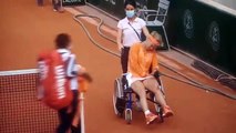 Bertens, cadeira de rodas, Roland Garros