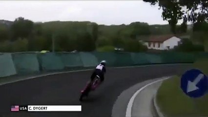 Aparatosa queda de Chloe Dygert