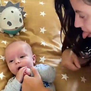Bibá Pitta destaca novo vídeo ternurento da filha com o sobrinho