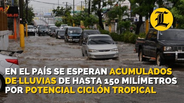 En el país se esperan acumulados de lluvias de hasta 150 milímetros por potencial ciclón tropical