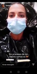 "Está bonito ou não? Eu adorei", diz Dânia Neto ao mostrar "novo" cabelo