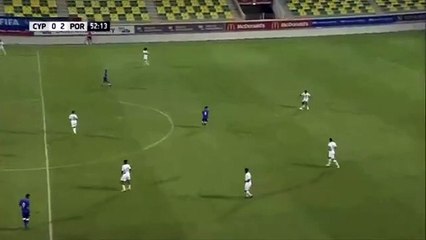 Golo de Jota ao Chipre