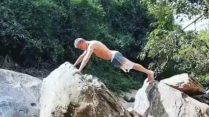 Fábio Assunção destaca treino no meio da natureza