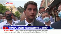 Gabriel Attal à propos de la pancarte antisémite: 