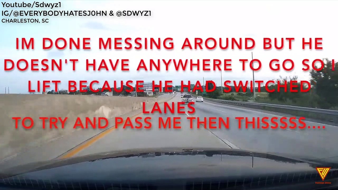 CRAZIEST CAR DASH CAM CRASH — CHARLESTON, SC