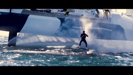 Les coulisses de la rencontre entre le Maxi Edmond de Rothschild et les kitefoils Lorientais ! -  Gitana Team 2021