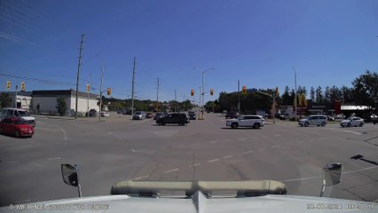 Unsecured Load Slides Out