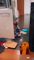 Vídeo: Ups... Filho de Rita Pereira atira tudo ao chão por onde passa