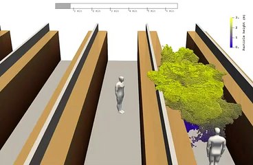 Simulação mostra como tosse pode espalhar a Covid-19 num supermercado. Ora veja