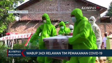 Wakil Bupati Kendal Jadi Relawan Tim Pemakaman Covid-19