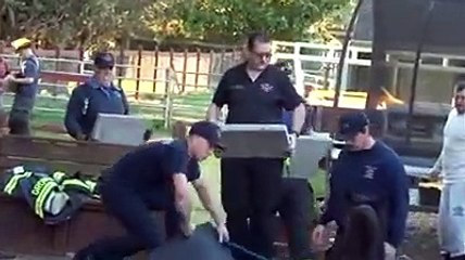 Bombeiros salvam cavalo