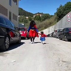 Fofura de Carnaval: Blaya e a filha mascaradas de igual