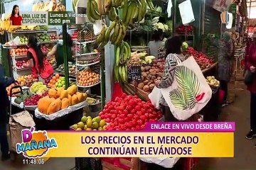 Mercado de Breña: comerciantes no quieren colocar precios para no perder clientes