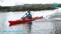 Homem faz história ao nadar sob camada de gelo da Antártida
