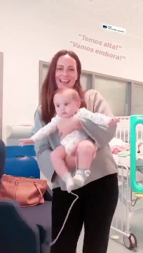 Helena Costa partilha imagens emotivas após bebé receber alta hospitalar