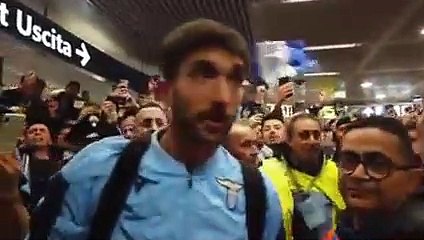 Receção adeptos Lazio