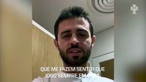 A homenagem dos jogadores da Seleção Nacional a Fernando Santos
