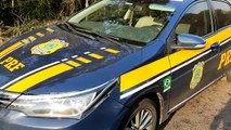 Forte colisão frontal entre Jetta e Gol deixa três vítimas graves na BR-277 em Nova Laranjeiras