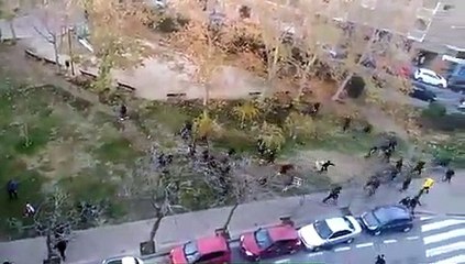 Batalha campal em Espanha