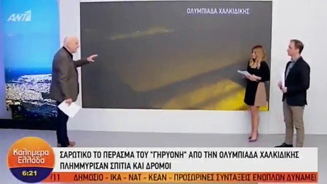 Repórter grego é perseguido por porco enquanto tentava fazer um direto