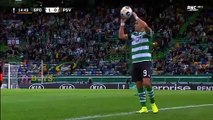 Bruno Fernandes golo ao PSV