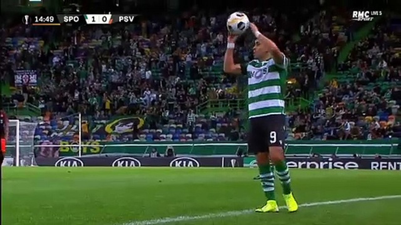 Bruno Fernandes golo ao PSV