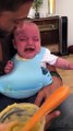 Vídeo: A reação do pequeno Oliver ao comer sopa pela primeira vez