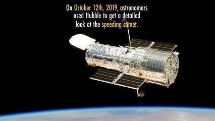 Hubble captou as primeiras imagens do cometa interestelar