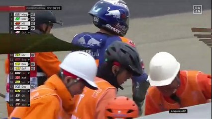 Queda de Miguel Oliveira