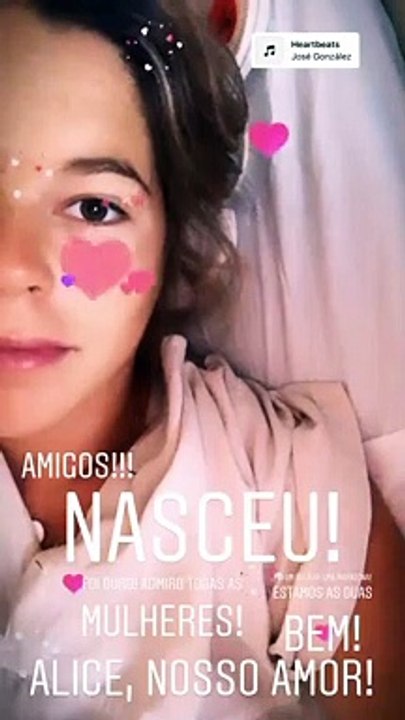 Nasceu a filha da atriz Inês Aires Pereira. E h...