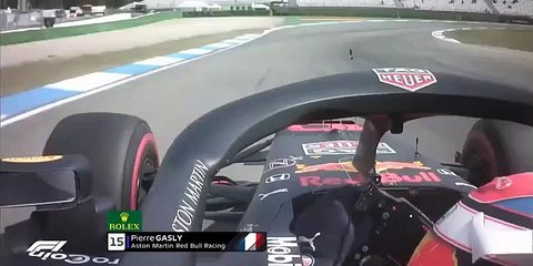 Despiste de Pierre Gasly nos treinos do GP da Alemanha