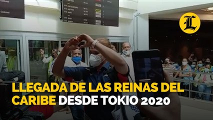 LLegada de Las Reinas Del Caribe desde Tokio 2020
