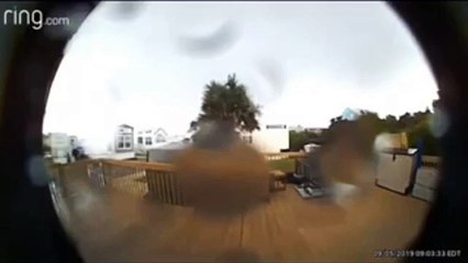 Casa destruída furacão Dorian