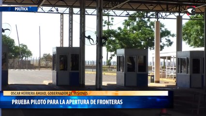 Prueba piloto para la apertura de fronteras