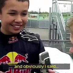 Alexander Albon com 14 anos - F1