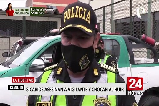 La Libertad: tras intensa persecución capturan a sicarios que mataron a vigilante de casino