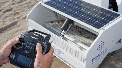 Beach-Combing Robot Removes Smallest Of Microplastics From Sand